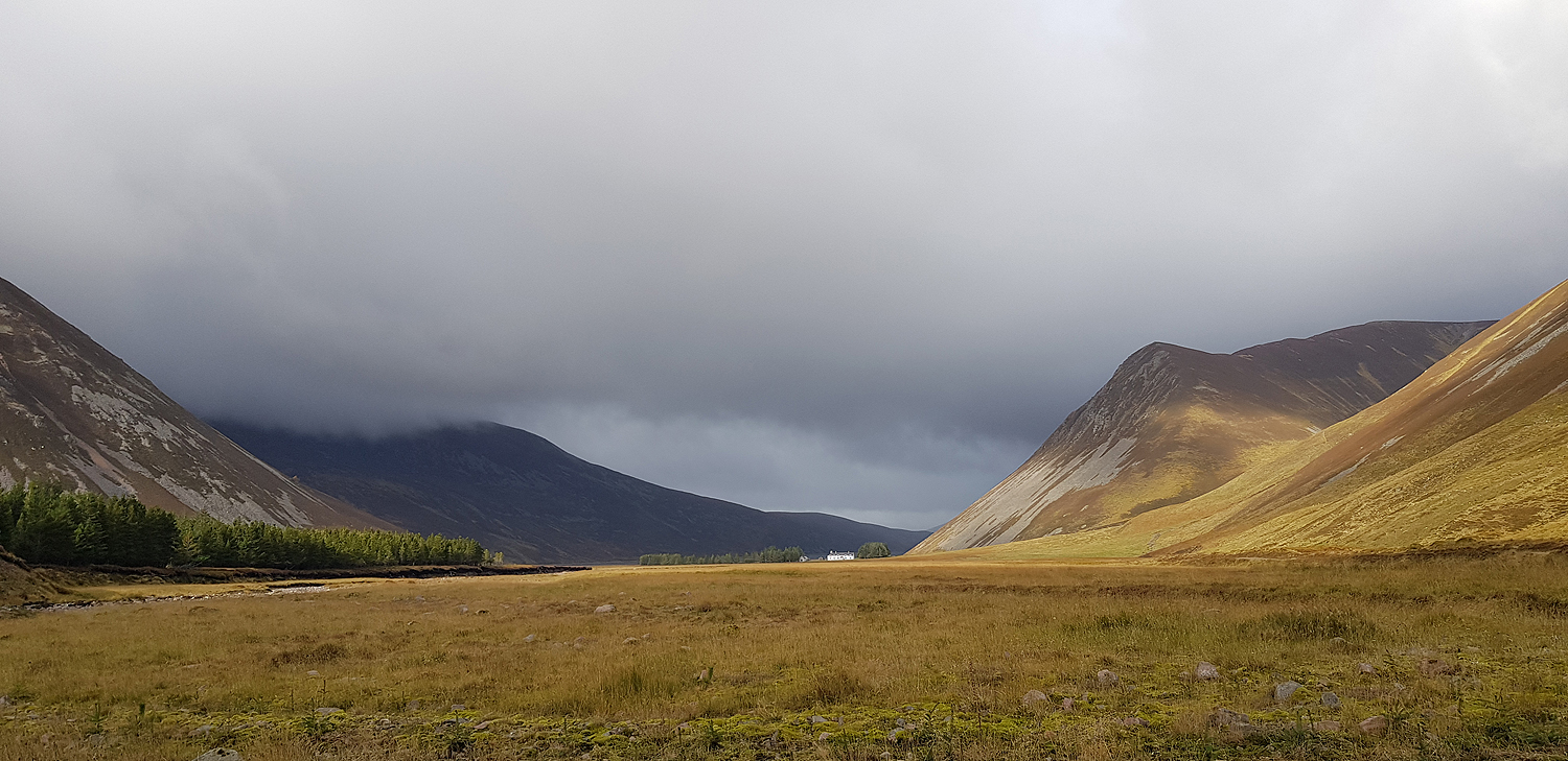 View to Gaick Lodge