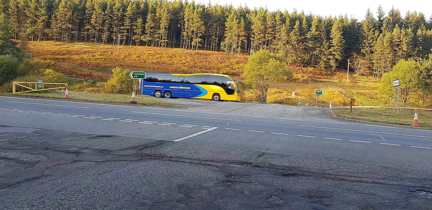 Careful crossing the A9